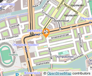 Bekijk kaart van Upperstreet  in Amsterdam