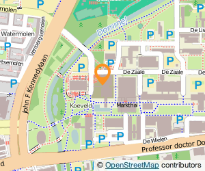 Bekijk kaart van Technische Universiteit in Eindhoven