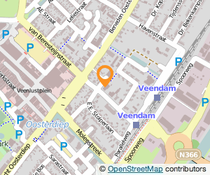 Bekijk kaart van Kussenenco  in Veendam