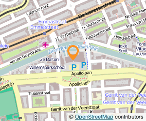 Bekijk kaart van Hilton in Amsterdam