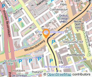 Bekijk kaart van Shell station Voorhof noordzyd in Delft