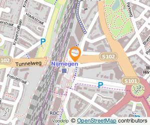 Bekijk kaart van Spoor 1 kappers in Nijmegen