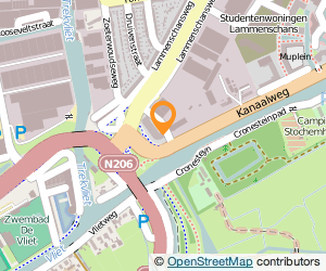Bekijk kaart van Stichting Exploit. Serv.flat Cronestein in Leiden