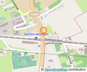 Bekijk kaart van Oriental Restaurant De Zomertuin in Zetten
