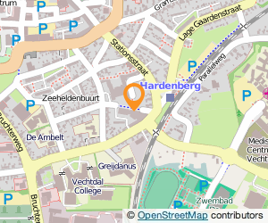 Bekijk kaart van Ver. van Eig. van Zuidloorn I, hoek Stations-/Schuitestraat in Hardenberg