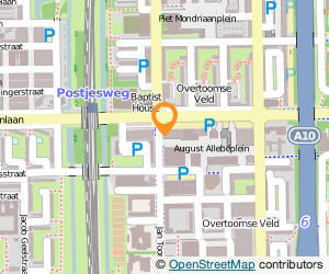 Bekijk kaart van Apotheek Overtoomse Veld B.V.  in Amsterdam
