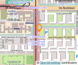 Bekijk kaart van Fysiotherapie Wiersma  in Amsterdam
