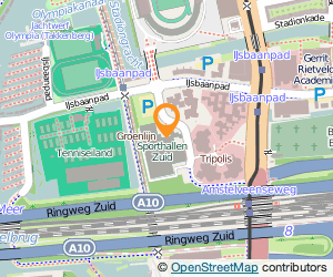 Bekijk kaart van Sporthallen Zuid, SportService in Amsterdam