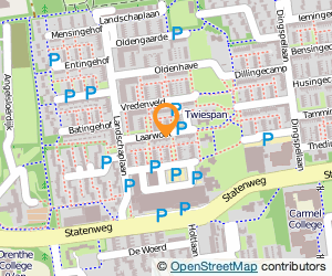 Bekijk kaart van Kinderfysiotherapie in Emmen