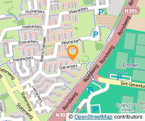 Bekijk kaart van De Vries Parket  in Emmen