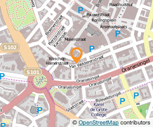 Bekijk kaart van Kollektief Kafee 'De Bijstand'  in Nijmegen