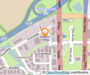 Bekijk kaart van Regionaal Opleidingen Centrum Drenthe College in Assen