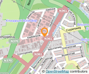 Bekijk kaart van Esbé Auto's  in Groningen