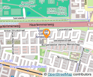 Bekijk kaart van Basisschool de Henricus  in Amsterdam