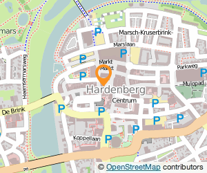 Bekijk kaart van Saluut  in Hardenberg