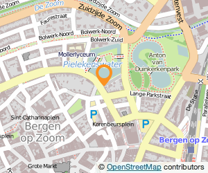 Bekijk kaart van Bergs Administratiebureau  in Bergen op Zoom
