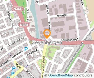 Bekijk kaart van Sweens Constructiewerken  in Zevenbergen
