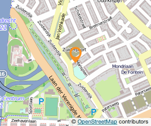 Bekijk kaart van Logopediepraktijk Marisplein  in Dordrecht