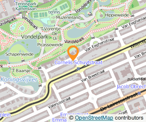 Bekijk kaart van Van Eeghenpraktijk  in Amsterdam