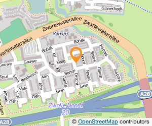 Bekijk kaart van Het Vosje  in Zwolle