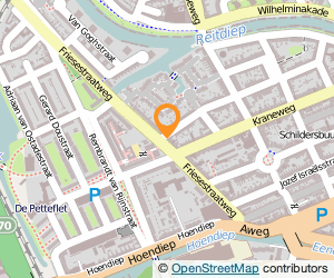 Bekijk kaart van Pizzeria Rossini  in Groningen