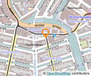 Bekijk kaart van Italiaans Restaurant La Madonnina in Amsterdam