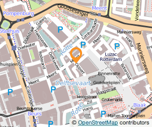 Bekijk kaart van Wijnkoperij de Gouden Ton in Rotterdam