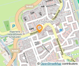 Bekijk kaart van Tuinhuis in Schipluiden