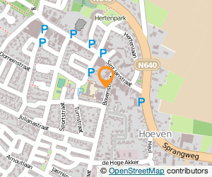 Bekijk kaart van De Bibliotheek VANnU in Hoeven