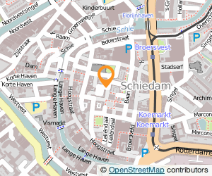 Bekijk kaart van Knabbel & Babbel Levensmiddelenhandel in Schiedam