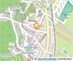 Bekijk kaart van Autobedrijf Geels in Santpoort-Zuid