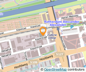 Bekijk kaart van Sporthal Zadkine in Rotterdam