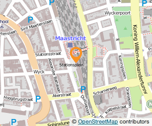 Bekijk kaart van GWK Travelex in Maastricht