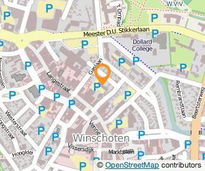 Bekijk kaart van Praktijk voor oefentherapie, F. van den Wijngaard in Winschoten
