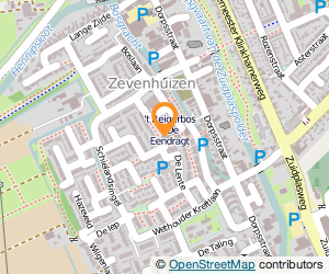 Bekijk kaart van Openbare Basisschool 't Reigerbos in Zevenhuizen (Zuid-Holland)