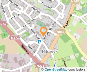 Bekijk kaart van Het Centrum  in Milsbeek