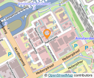 Bekijk kaart van Ajuau Taxi  in Amsterdam Zuidoost