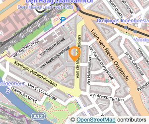 Bekijk kaart van Firma T. de Jong & Zoon Slagersbedrijf in Voorburg