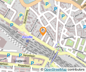 Bekijk kaart van J.P. de Bondt  in Zwolle