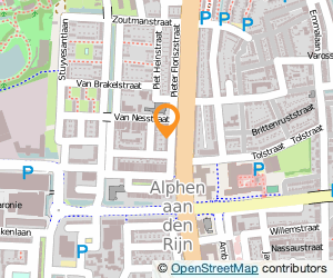 Bekijk kaart van J. R. Chaudron Schildersbedrijf in Alphen aan den Rijn