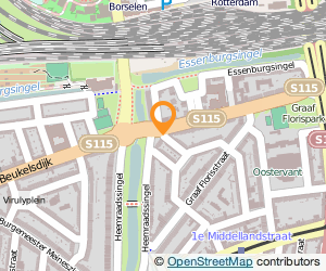 Bekijk kaart van J.J.M. Belgers Reisleider/gids  in Rotterdam