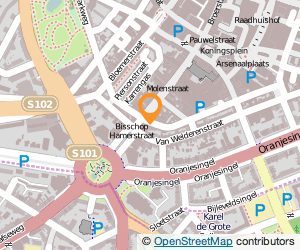 Bekijk kaart van Corona Tweede Wal  in Nijmegen
