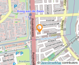 Bekijk kaart van Fitnesscentrum Unique  in Koog aan De Zaan