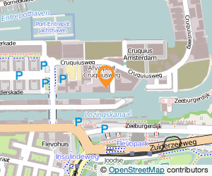 Bekijk kaart van Afvalpunt, werf Cruquius  in Amsterdam