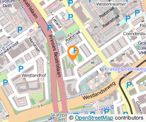 Bekijk kaart van J.J. Cloosterman  in Delft
