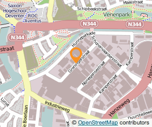 Bekijk kaart van Hadeg in Deventer