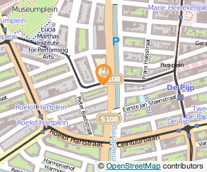 Bekijk kaart van Muziekhandel 'Sacksioni'  in Amsterdam
