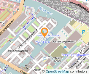 Bekijk kaart van Watersportvereniging 'Albatros' in Amsterdam