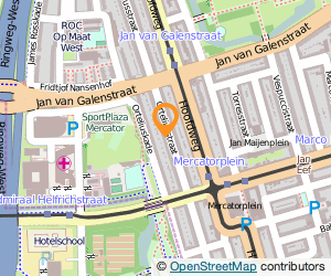 Bekijk kaart van P. Vos  in Amsterdam