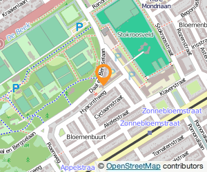 Bekijk kaart van De Zonnebloem  in Den Haag